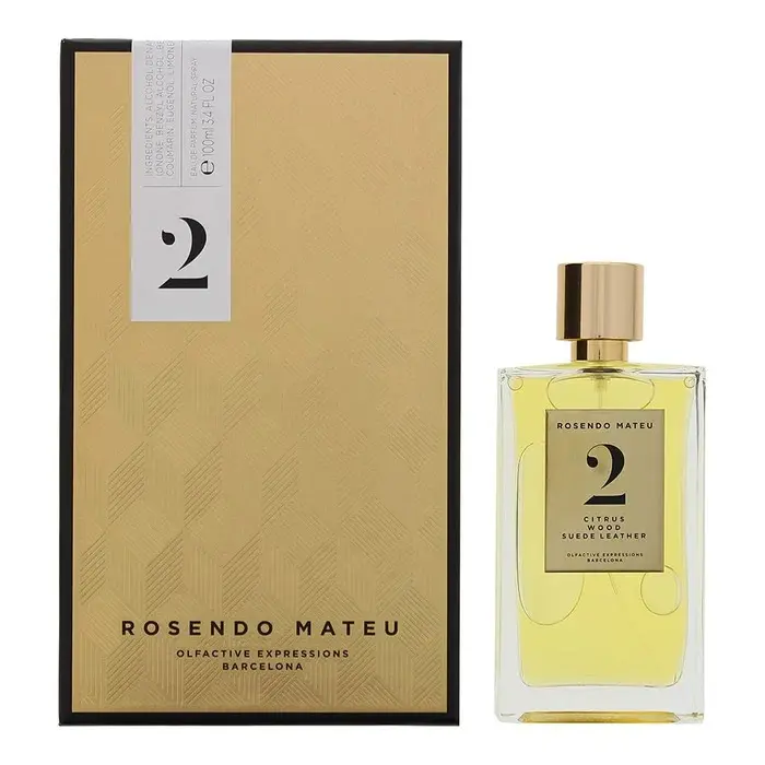 Rosendo Mateu № 2 Citrus, Wood, Suede Leather