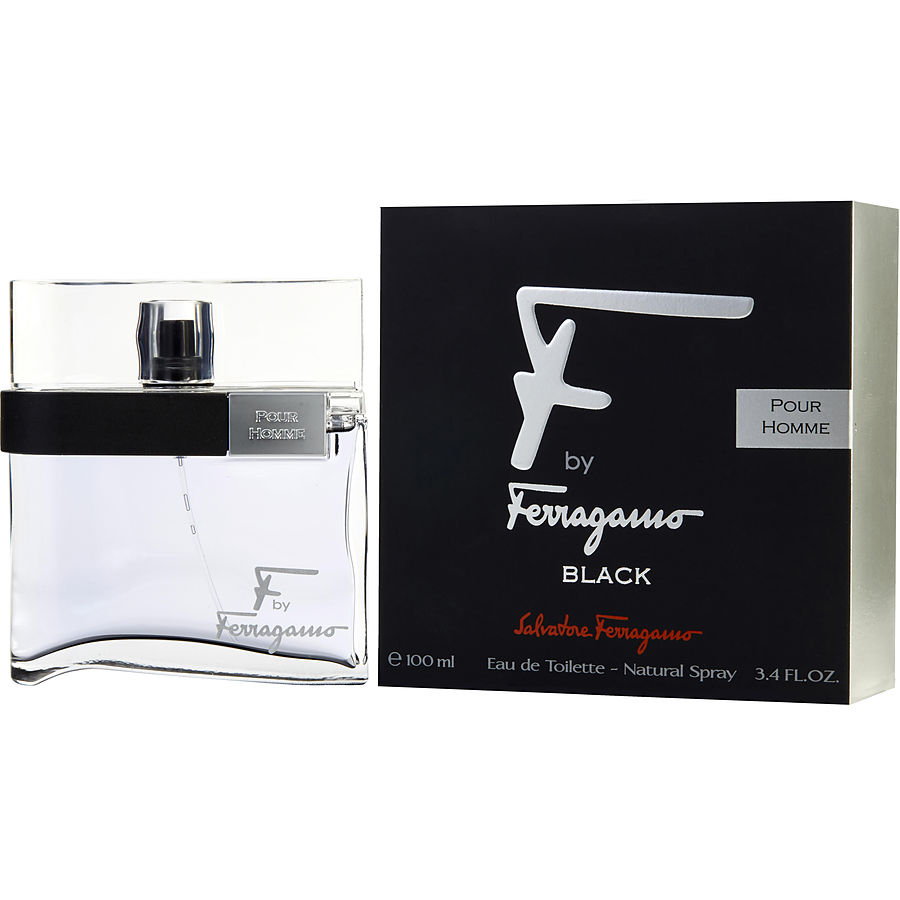 Salvatore Ferragamo F by Ferragamo Black pour Homme